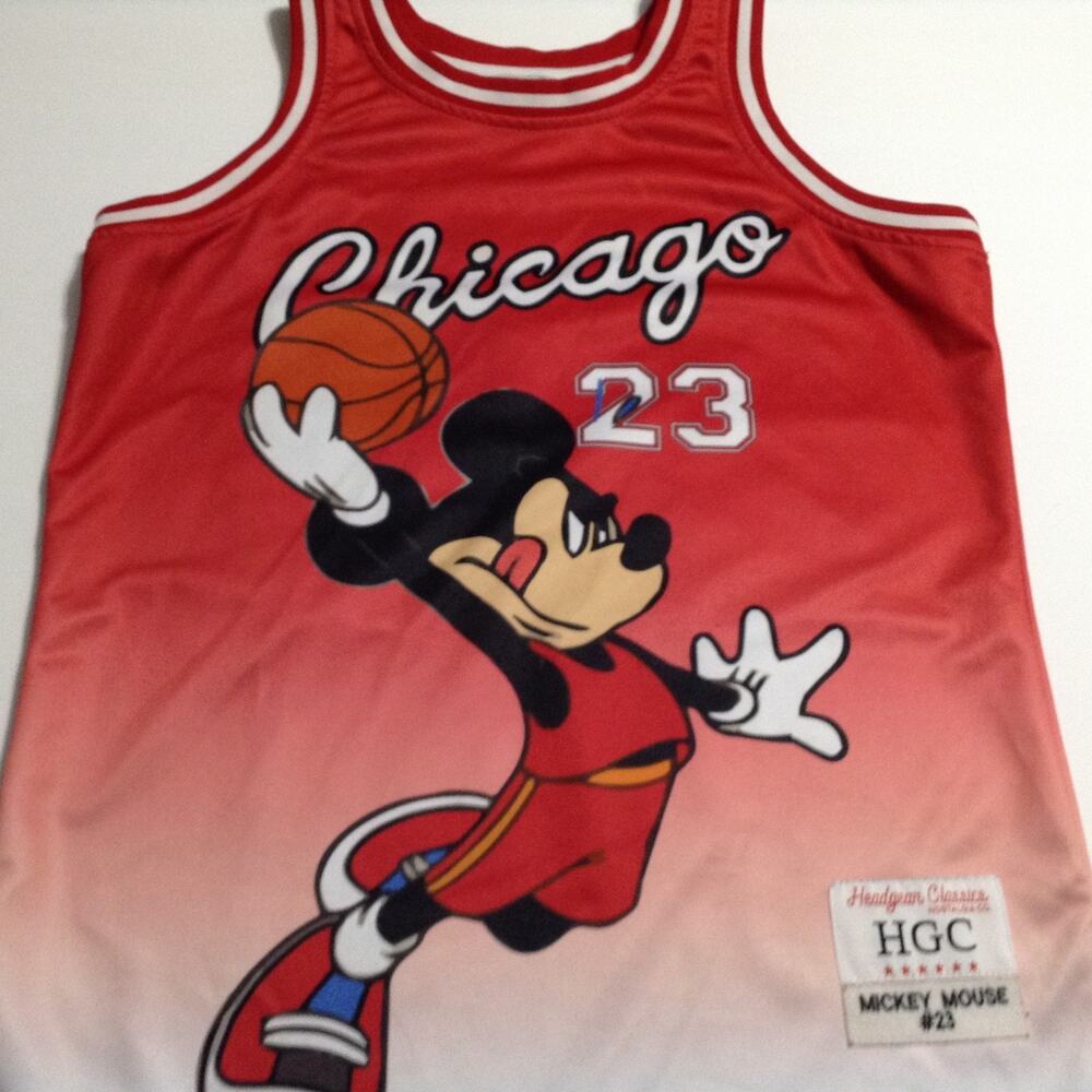 Headgear Classics Basketball Jersey Mickey Mouse Mens Sm Chicago #23 Jordan